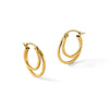 14K Polished Hinged Hoop Earrings