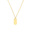 So You Mini Engravable Hexagon Adj Necklace