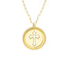 Cutout Cross Medallion Necklace