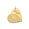 Name and Fingerprint Heart Charms