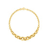 Hollow Graduated Round Link Bracelet
