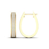 10K 0.20Ct Diamond Hoops