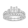 14K WG 4.00CT Diamond Bridal Ring