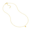 Diamond Bezel Bead Necklace