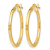 14K Polished Hoop Earrings