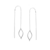 Open Marquise Threader Earrings
