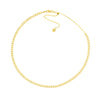 Hollow Cuban Curb Chain Adjustable Choker