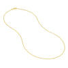 1mm Singapore Chain with Spring Ring