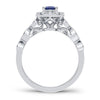 14K 0.28Ct Diamond Ruby Ring