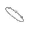 Cross-Cross Diamond Mesh Bangle
