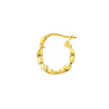 Twisted Mini Hoop Earrings