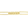 5+1 Round Paper Clip Bracelet