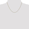 14K Rose Gold .8mm Spiga Chain
