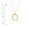 Diamond Gothic 'Q' Necklace