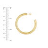5mm x 50mm Tube Hoop Earrings