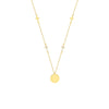 Disc Necklace with Four Cross Stations