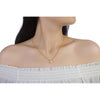 Smiling Rocks 1.00Ct E-F/SI1 Lab Grown Solitaire Diamond with Bead Ball Necklace