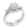 14K 2.15Ct Lab Grown Bridal Set