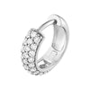 3 Row Diamond Pave Huggies (1/2tcw)