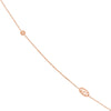 Sterling Silver Diamond-Cut Bead Station Long Necklace