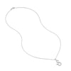Script 'S' with Diamond Bezel Necklace