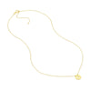 So You Cutout Wishbone Mini Disc Adjustable Necklace
