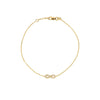 Mini CZ Infinity Adjustable Bracelet