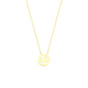 Tree of Life Cutout Adjustable Necklace