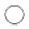 14K White Gold Diamond Matching Wedding Band