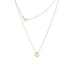 So You Cutout Dog Bone Mini Disk Necklace