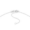 Script 'K' Diamond Bezel Necklace