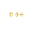 Mini Dome Stud Earrings on Post Back