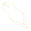 Double Dog Tag Adjustable Duet Necklace