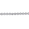 SS 3.5mm D/C Bead Adjustable Bracelet