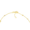 Alternating Bezel Diamond &amp; Bead Bracelet