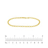 3.75mm Hollow Rolo Chain with Lobster Lock