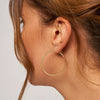 Texture Hoop Earrings