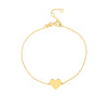 Engravable Simple Heart Bracelet
