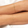 Mini Beaded Cross Bolo Bracelet