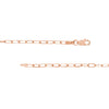 2.2mm Paper Clip Chain 060 with Lobster Lock