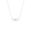 CZ Bow Adjustable Necklace