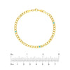 Diamond &amp; Turquoise Enamel Curb Chain Bracelet
