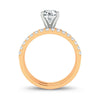 14K 0.50Ct Diamond Semi Mount