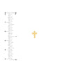 Bead Cross Stud Earrings