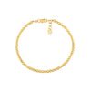 Sterling Silver Diamond-Cut Beads Adjustable Bracelet