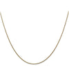 14K .8mm Round Snake Chain