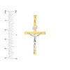 Two-Tone Crucifix Pendant