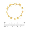 Double Dangle Disc Chain Bracelet
