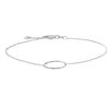 Open Wire Circle Adjustable Bracelet