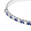 Sapphire &amp; Diamond Flex Tennis Bracelet (1-3/4tcw)